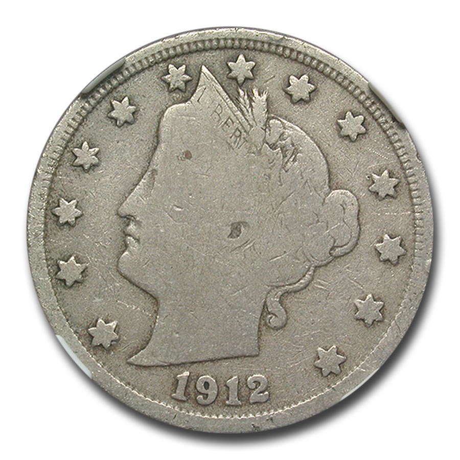 1912-S Liberty Head V Nickel VG-10 NGC