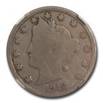 1912-S Liberty Head V Nickel VG-8 NGC
