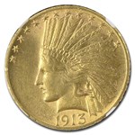 1913 $10 Indian Gold Eagle MS-62 NGC