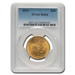1913 $10 Indian Gold Eagle MS-62 PCGS