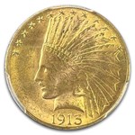 1913 $10 Indian Gold Eagle MS-64+ PCGS CAC