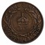 1913-1936 Newfoundland Large Cent George V Avg Circ