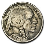 1913-1938 Buffalo Nickels (10 Different Dates &/or Mint Marks)