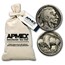 1913-1938 Buffalo Nickels 1000-Coin Bag (Full Dates)