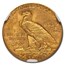 1913 $2.5 Indian Gold Quarter Eagle MS-64 NGC