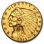 1913 $2.50 Indian Gold Quarter Eagle AU