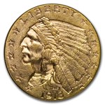 1913 $2.50 Indian Gold Quarter Eagle BU