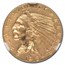 1913 $2.50 Indian Gold Quarter Eagle MS-61 NGC