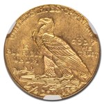 1913 $2.50 Indian Gold Quarter Eagle MS-62 NGC