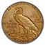 1913 $2.50 Indian Gold Quarter Eagle MS-63 PCGS