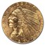 1913 $2.50 Indian Gold Quarter Eagle MS-64 PCGS