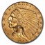 1913 $2.50 Indian Gold Quarter Eagle MS-64 PCGS