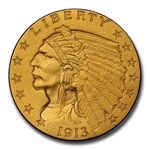 1913 $2.50 Indian Gold Quarter Eagle PR-66 PCGS