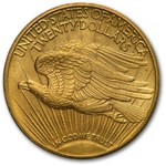 1913 $20 St Gaudens Gold Double Eagle AU