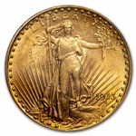 1913 $20 St Gaudens Gold Double Eagle MS-63 PCGS