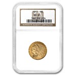 1913 $5 Indian Gold Half Eagle MS-61 NGC