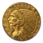 1913 $5 Indian Gold Half Eagle MS-61 PCGS