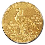 1913 $5 Indian Gold Half Eagle MS-62+ PCGS