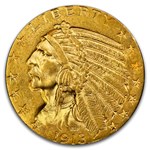 1913 $5 Indian Gold Half Eagle MS-63 PCGS