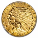 1913 $5 Indian Gold Half Eagle MS-63 PCGS