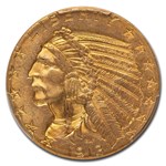 1913 $5 Indian Gold Half Eagle MS-64 PCGS