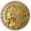 1913 $5 Indian Gold Half Eagle XF