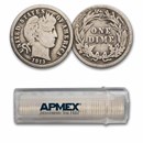 1913 Barber Dime 50-Coin Roll Avg Circ