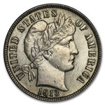 1913 Barber Dime AU