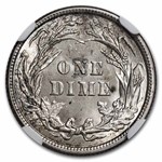 1913 Barber Dime MS-62 NGC