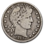 1913 Barber Half Dollar Fine