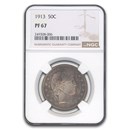 1913 Barber Half Dollar PF-67 NGC