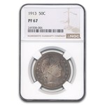 1913 Barber Half Dollar PF-67 NGC