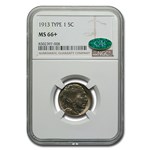 1913 Buffalo Nickel MS-66+ NGC CAC
