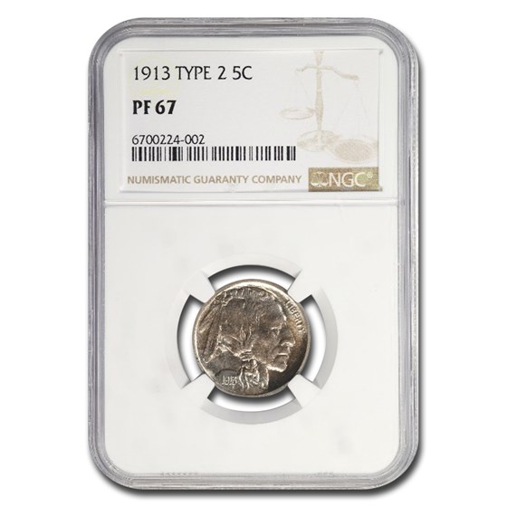 1913 Buffalo Nickel PF-67 NGC
