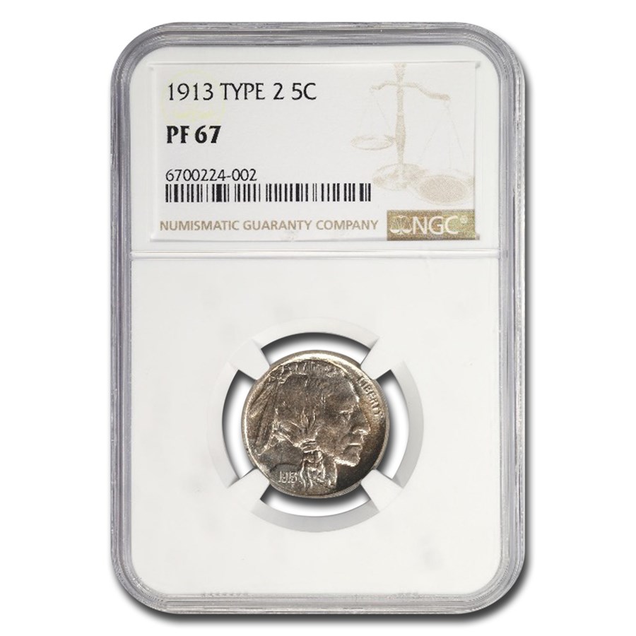 1913 Buffalo Nickel PF-67 NGC