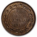 1913 Canada Large Cent George V AU