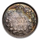 1913 Canada Silver 5 Cents George V AU