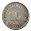 1913 China Silver 10 Cents AU-58 PCGS
