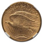 1913-D $20 St Gaudens Gold Double Eagle MS-63 NGC