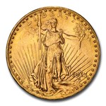 1913-D $20 St Gaudens Gold Double Eagle MS-64 PCGS