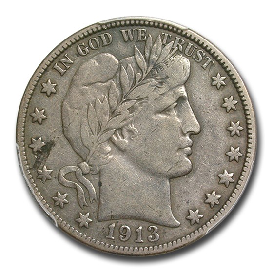 1913-D Barber Half Dollar VF-25 PCGS 1913-D Barber Half Dollar VF-25 PCGS
