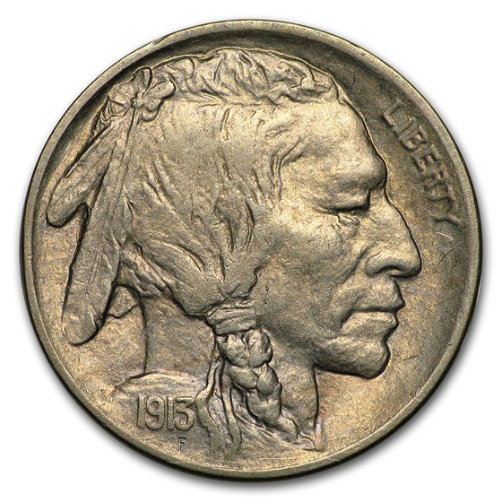 1913-D Type-I Buffalo Nickel AU