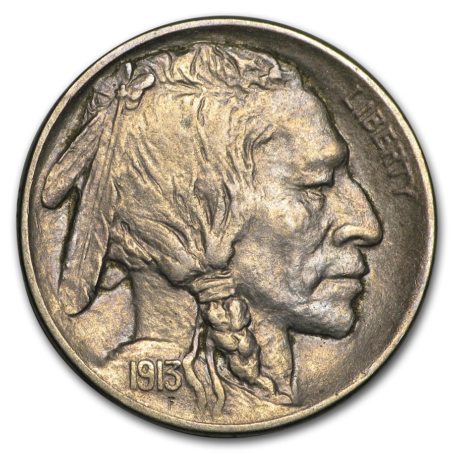 1913-D Type-I Buffalo Nickel BU