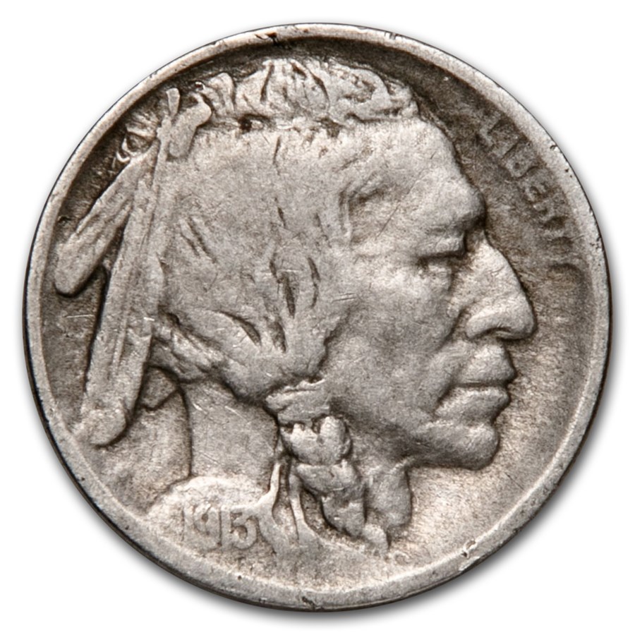 1913-D Type-I Buffalo Nickel Fine