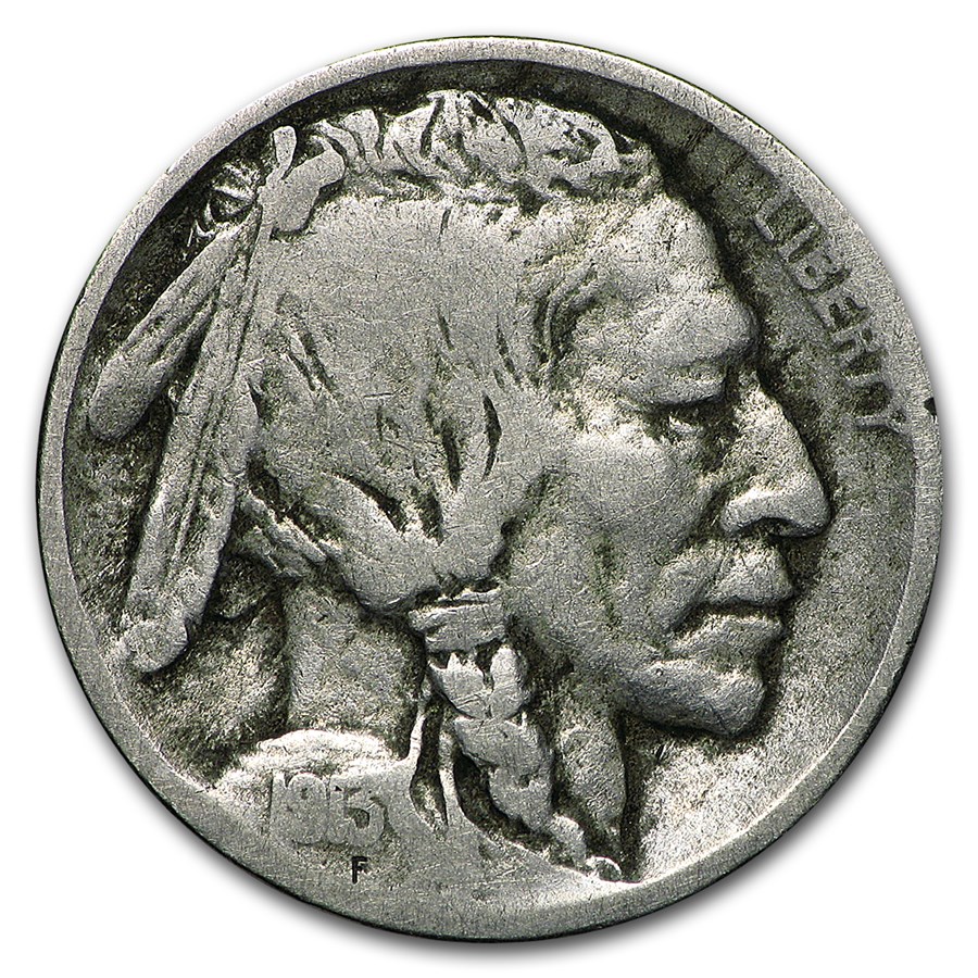 1913-D Type-II Buffalo Nickel Good