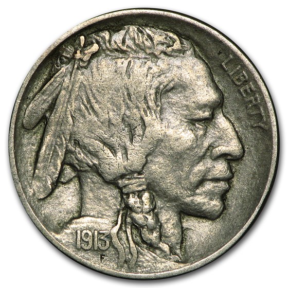 1913-D Type-II Buffalo Nickel XF 1913-D Type-II Buffalo Nickel XF