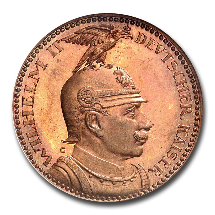 Buy 1913 Germany Prussia Pattern 5 Mark Wilhelm II PF-66 NGC | APMEX