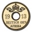 1913-J German East Africa 5 Heller PR-65 Cameo PCGS