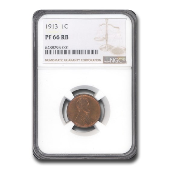 1913 Lincoln Cent PF-66 NGC (Red/Brown) 1913 Lincoln Cent PF-66 NGC (Red/Brown)