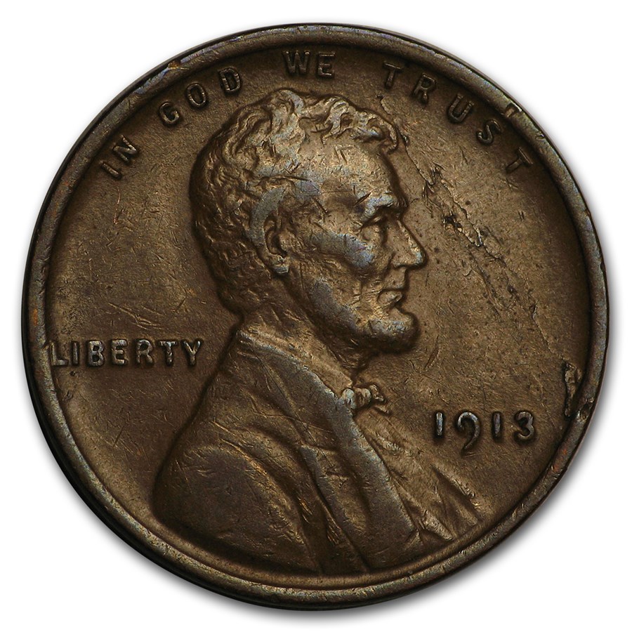 1913 Lincoln Cent XF
